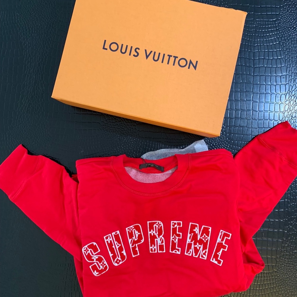 Louis Vuitton x Supreme Arc Logo Crewneck